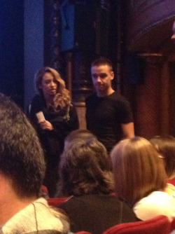 peazerholic:  danielle and liam again at elf on broadway tonight