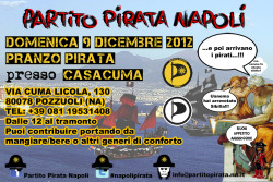 Flyer for the third pirate lunch organizied and promoted by the