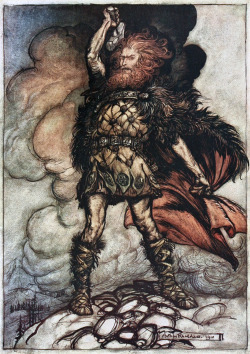 fleurdulys:  Thor -Arthur Rackham  1910 