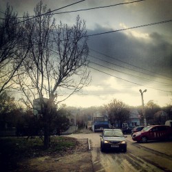 dahbka94:  #sky #moldova #autumn #clouds #wet #tree