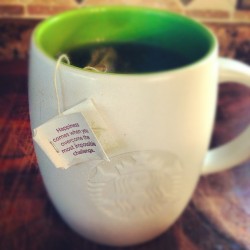 tea-serendipity:  “Happiness comes when you overcome the most