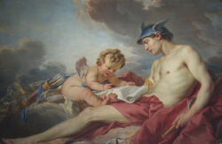necspenecmetu:  Francois Boucher, Mercury Giving Lessons to Cupid,