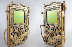 videogamenostalgia:  Steampunk Gameboy  By Thretris  I’d