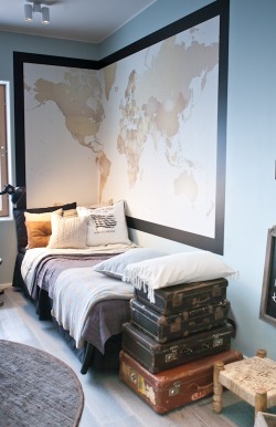 ppussies:  interior—style:  Guest Room - your guests can place