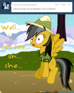 askdashanddo:  Did it just get hot out here? -Daring-Do  =O Oh