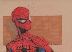 theamazinghero:  Spiderman say whaaat?! by~ Joe Vriens 
