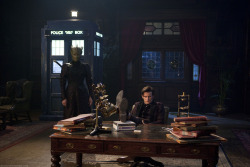 doctorwho:  Madame Vastra and The Doctor From the upcoming Doctor