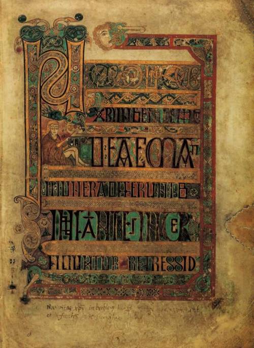 birdsongintheforest:  The Book ofÂ Kells. 800. 