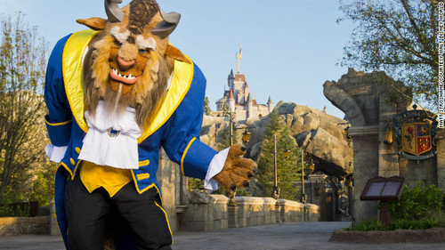 New whole area at Disneyworld's Magic Kingdom?!  Beauty and the Beast's castle!