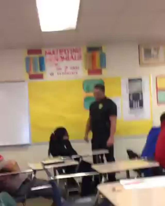 goldcollars:  actjustly:  A young black girl is attacked by a police officer in class. The video takes place at Spring Valley High School in South Carolina.  Original post is here.  I just…………………………….. 