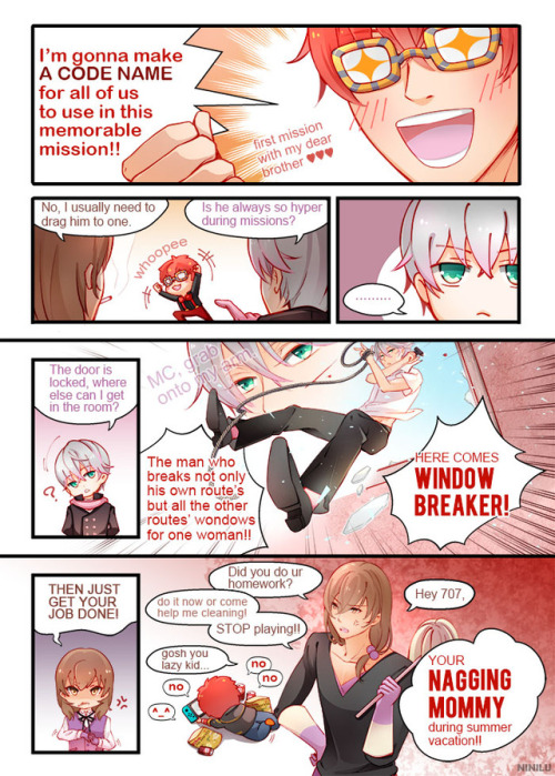 【 Twins Mission 】part.1 - 2.5Notice：*Routes mix *Kuso *read from Right to Left *Poor Eng lines This 