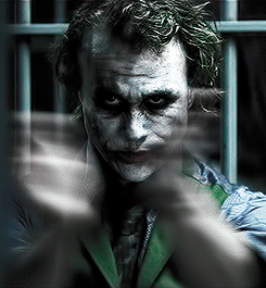 trytriedtrying:  Fangirl Challenge - [3/5] Villains ↳ The Joker (The Dark Knight)