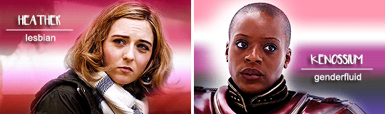 swirlknight:  claratwelve:  Doctor Who LGBT+ characters from 2005 - present  I love