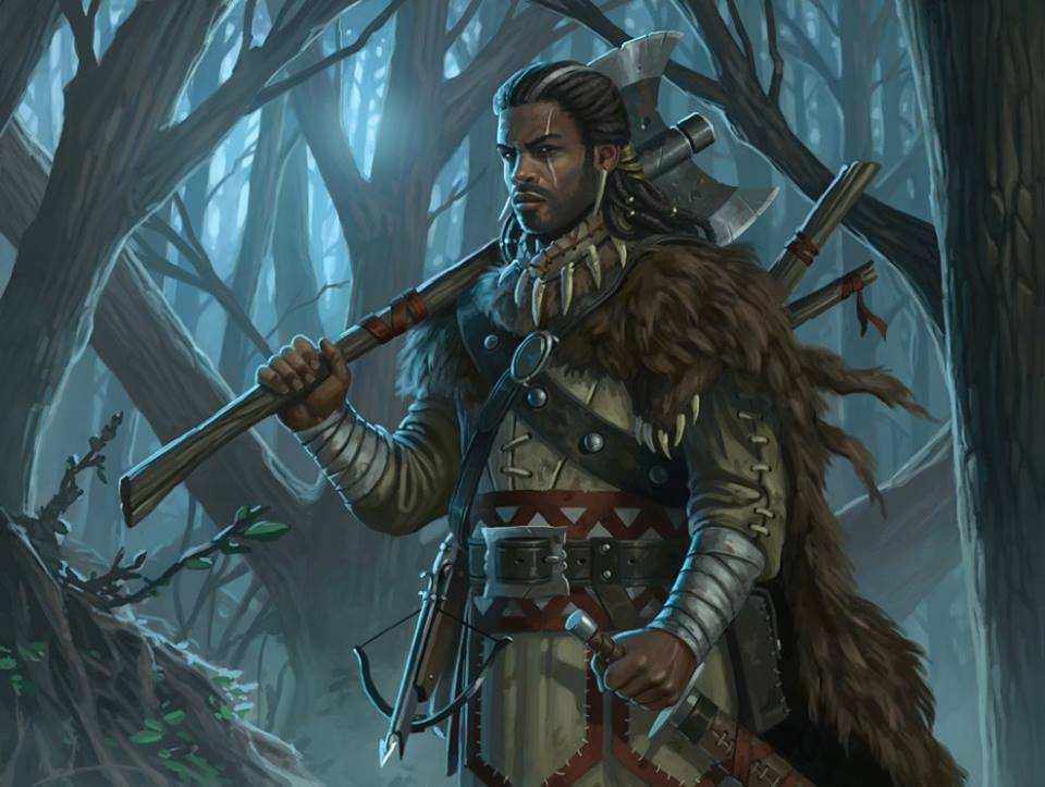 Art of MTG — Solitary Hunter by Craig J Spearing