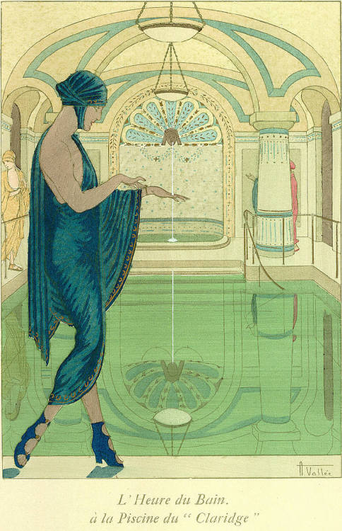 “L'Heure du Bain” by Armand Vallee, 1919-20