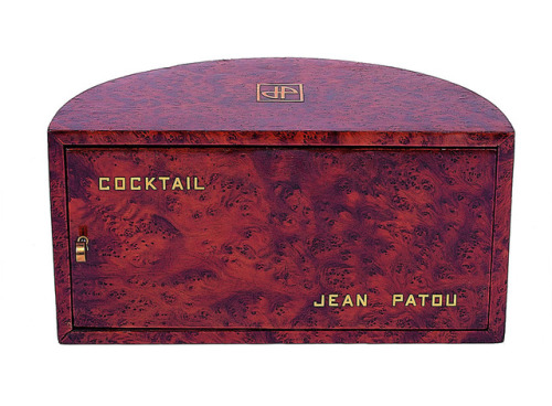 Jean Patou and Louis Süe, Cocktail Bar Perfume Presentation, 1929. Made by Brosse Glassworks. Via Co