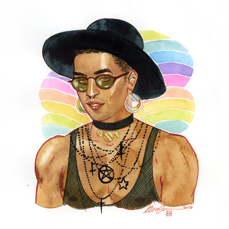 kevinwada: Boy Witch.  Hope everyone had a happy, happy Pride! 