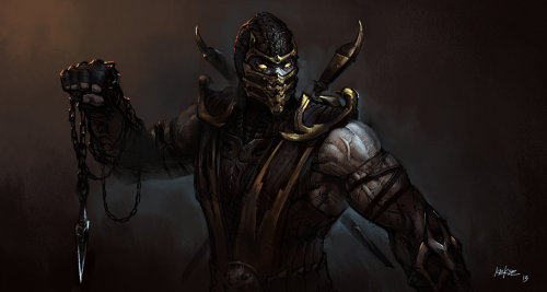 animeandgameposts:  Mortal Kombat: Sub-Zero / Mileena / Scorpion / Kitana All by *KEKSE0719 