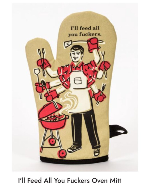 My friend Milo showed me this oven mitt &amp; it tots represents yjhs lvl 10 cooking skills