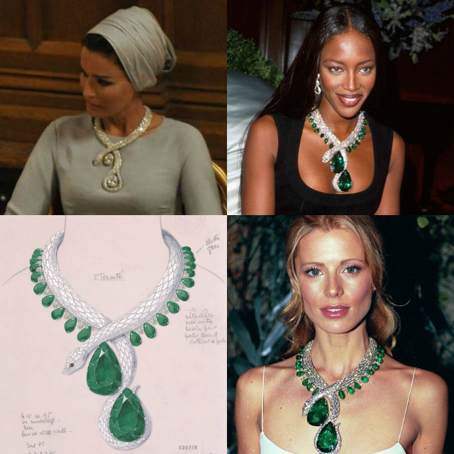 cartier serpent necklace