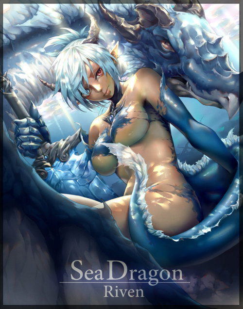 league-of-legends-sexy-girls - (Riven fan skin) sea dragon by...