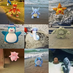 nipahdubs:  Pokemon I caught at the beach!