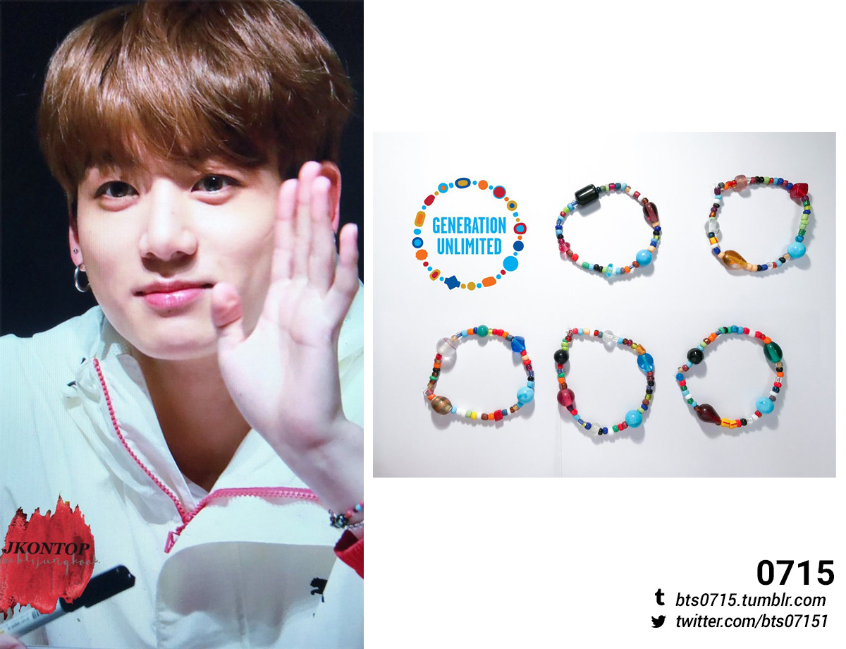 BTS FASHION/STYLE FINDER — 181107  Jungkook : UNICEF Generation  Unlimited