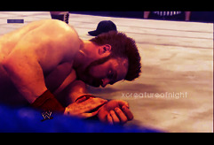 xcreatureofnight:  And he’s down for the count…  Sheamus would be great in a