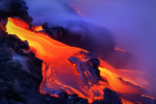 nubbsgalore:kilauea, one of the most active volcanoes on earth, has erupted continuously from its pu
