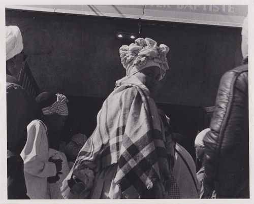 Woman Returning to Church Following a Dove Release Ceremony. 2018One decade expired Kodak Tri-X 400 