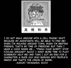 larry8d:  squigglydigg:  sadisticmarikscreencaps:  The origin of Marik.  so basically Marik happened because Takahashi didn’t want to do his work  In other words: We got glorious Yami Marik, because Takahashi was procrastinating!(source)