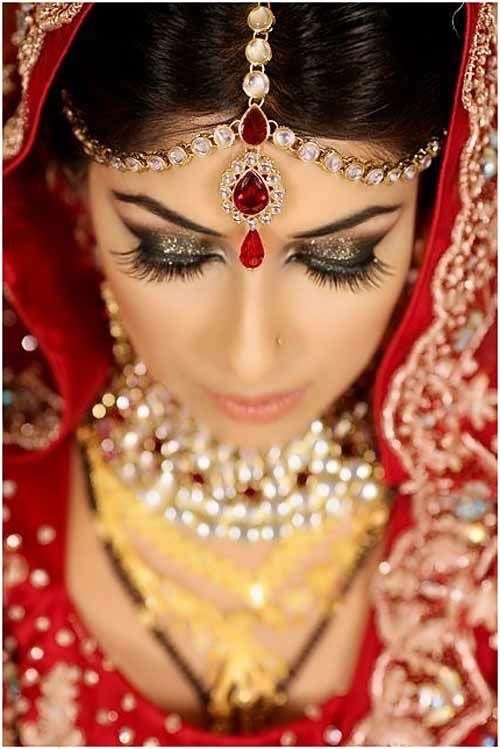 Indian bridal eye makeup