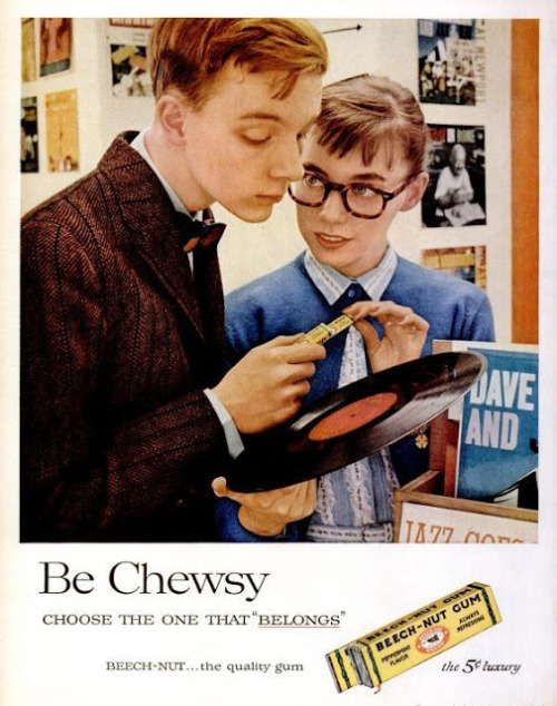 goshyesvintageads:  Beech-Nut Co, 1957