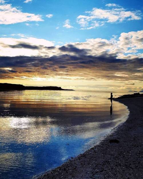 Sunset at Tràigh á Chorail, Claigan, Isle of Skye. Even though it’s called Coral beach, it&rsq