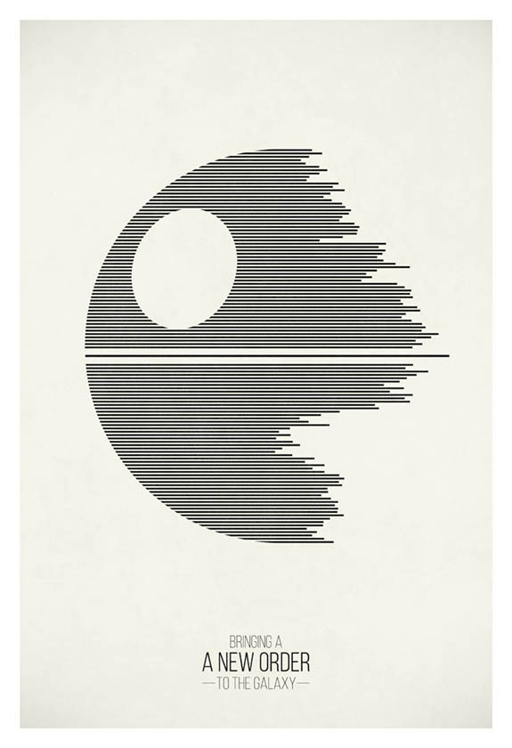 fuckyeahmovieposters:  Star Wars by Abstractika.