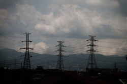 High power electrical tower, Bandung, Indonesia