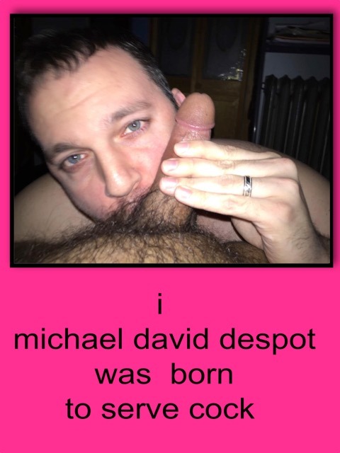 guysfagspigs: I’m michael david desanto from chicago il  Married and a complete submissive cocksucke
