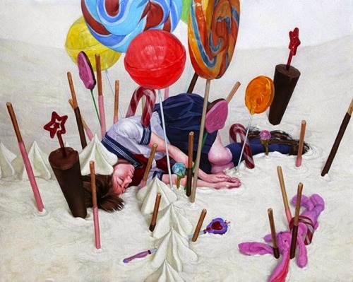 Sex asylum-art:Kazuhiro Hori  Paintings InstagramThe pictures