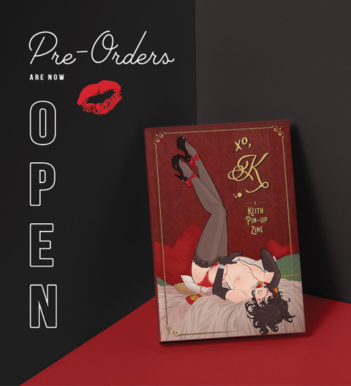 keithpinupzine:COMING IN HOT! Pre-orders for xo, K: A Keith Pin-Up Zine are now officially open on