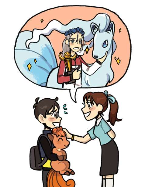 moribunny: roselph: Pokemon AU p.1 JDFKLSJ:LKDS