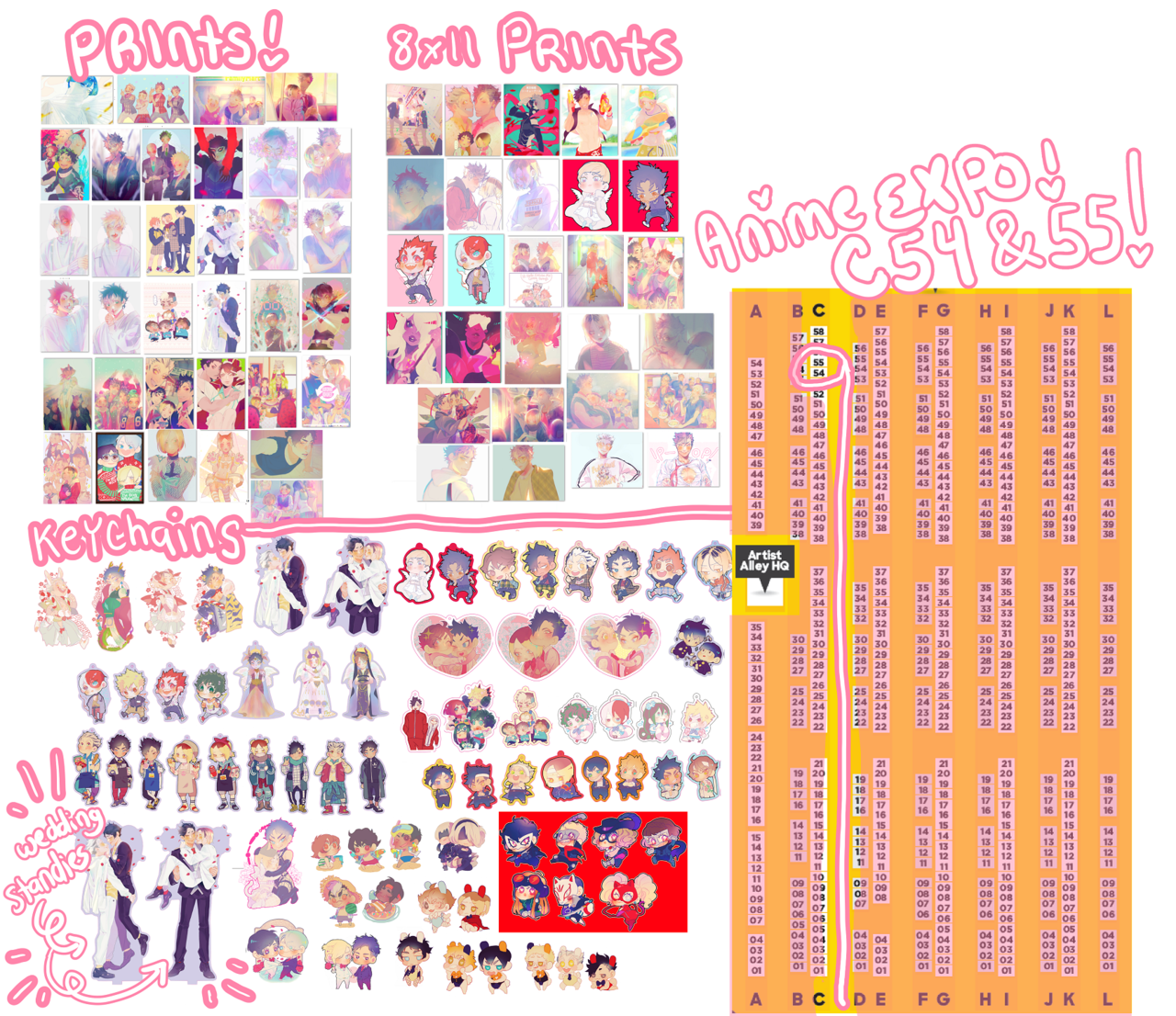 mookie000:  My Anime Expo catalog! Mine and @alyssaties table is at C54 and C55!!