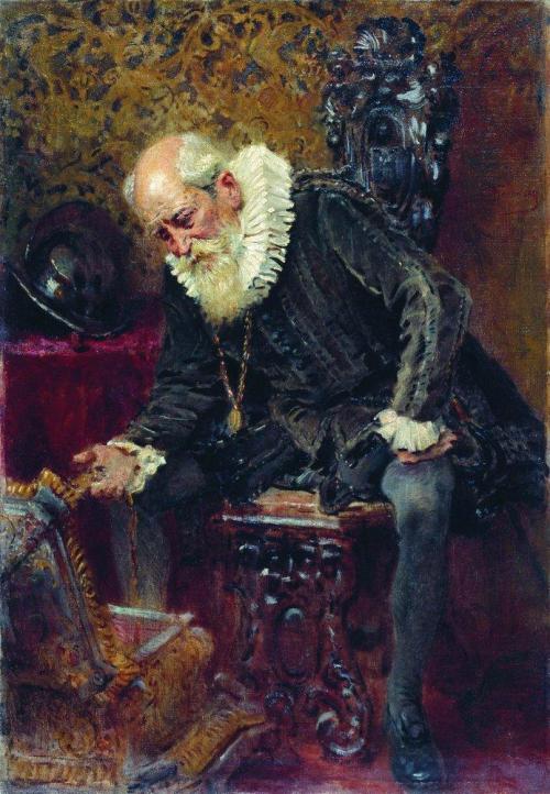 artist-kmakovsky:Miserly Knight, Konstantin