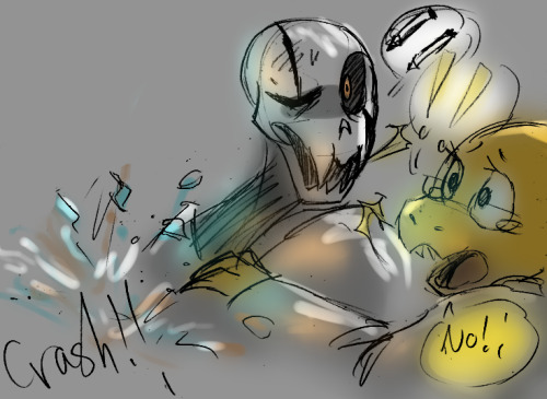 Dr. Gaster wanted children but he couldn’t exactly have any so he created a pair of twins and 