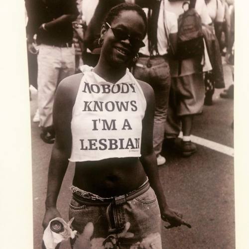 h-e-r-s-t-o-r-y:NOBODY KNOWS I’M A LESBIAN. 2003. #NYPL Picture Collection, #homosexuality folder #H