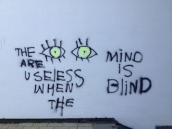 grunge-delrey:   “The eyes are useless when the mind is blind” Holland, 2013   