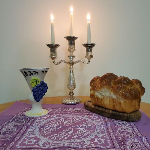 🕯A #Shabbat reflection of gratitude (TL;DR: how candles ground me, in good and in bad times):

5 years ago I took on lighting #ShabbatCandles; because life sucked. 
For years, I was running from myself, running from my gender identity. As a result I used addictive substances to suppress myself. Finally, in December 2014 I went sober, and stayed sober.

Yet, I was still running. Depression hit me, hard, and on top if it, I was fighting NOT to suppress it with narcotics or alchohol. I would go days, weeks, and months wailing in depression, not talking to anyone, not socializing. I couldn’t socialize the way I presented, and thought I wouldn’t survive transitioning.

Starting to light #Shabbos candles, was not for religious reasons at all; purely as a mental health practice.

Shabbat candles, and celebrating Friday nights, forced me to stop. It forced me to reflect for a bit, live in reality, and go out and socialize.
In many ways, it kept me sane.

5 years later —
Life couldn’t be more different, and I couldn’t be happier with where I am in life. Perfect? Na, what is perfection even? But 5 years ago, in my sweetest dreams, I couldn’t have imagined how well my life would be now.

Now, for almost the exact opposite reasons, Shabbat candles, and celebrating Friday nights, keeps me grounded.

Wherever in the world I am:
Whether across the US for a scholar-in-residence weekend, or at a conference in Europe presenting for hundreds.
Whether shooting a short segment with a national network, or on-set for an activism related photoshoot.
Whether in DC getting ready to speak live to hundreds of thousands of people, or hosting a Pride Shabbat in Singapore.
Whether home with a friend, or at synagogue with community, or at a movie with a group.
Shabbat candles, Shabbat Eve, helps me stay in focus. It helps celebrate life, rejoice. It helps reflect on the good and the bed, and take time to plot how we make the world better for all ❤

Pardon my unplanned rant turned essay, and just have a #ShabbatShalom, and a #HappyWeekend🕯 (at New York, New York)
https://www.instagram.com/p/B82axXkFf96/?igshid=65l75n17c9g6 #shabbat#shabbatcandles#shabbos#shabbatshalom#happyweekend🕯