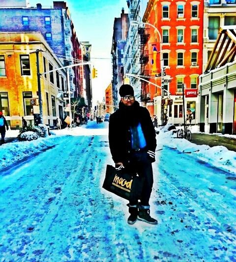 bigguyflyy:  FATSHION FEBRUARY DAY ONE!!!!! Here we go!!!!!!!! So I have been dying to get to New York!!! So when I had to go shopping to style a client I used it as the perfect excuse to do just that and was finally reunited with her beauty!!! It snowed
