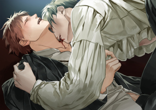 sadistfujoshi:  東異審(K×K)ログ② | 斧也「posted with permission」 