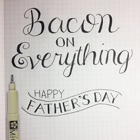 Makin&rsquo; bacon for Father&rsquo;s Day!! Get a 20% discount an anything in my shop! See t