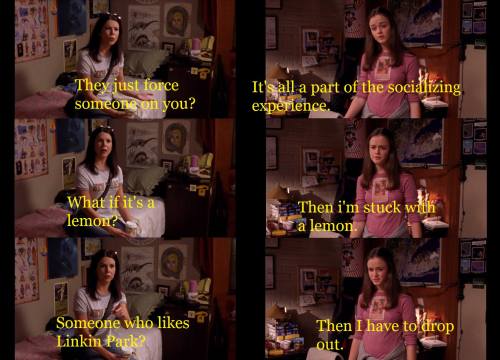 Gilmore Girls reference #740Season 2 Episode 4: The Road Trip to HarvardLinkin Park is a rock band a